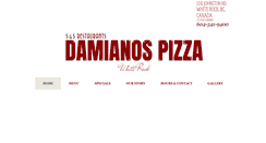 Desktop Screenshot of damianospizza.ca